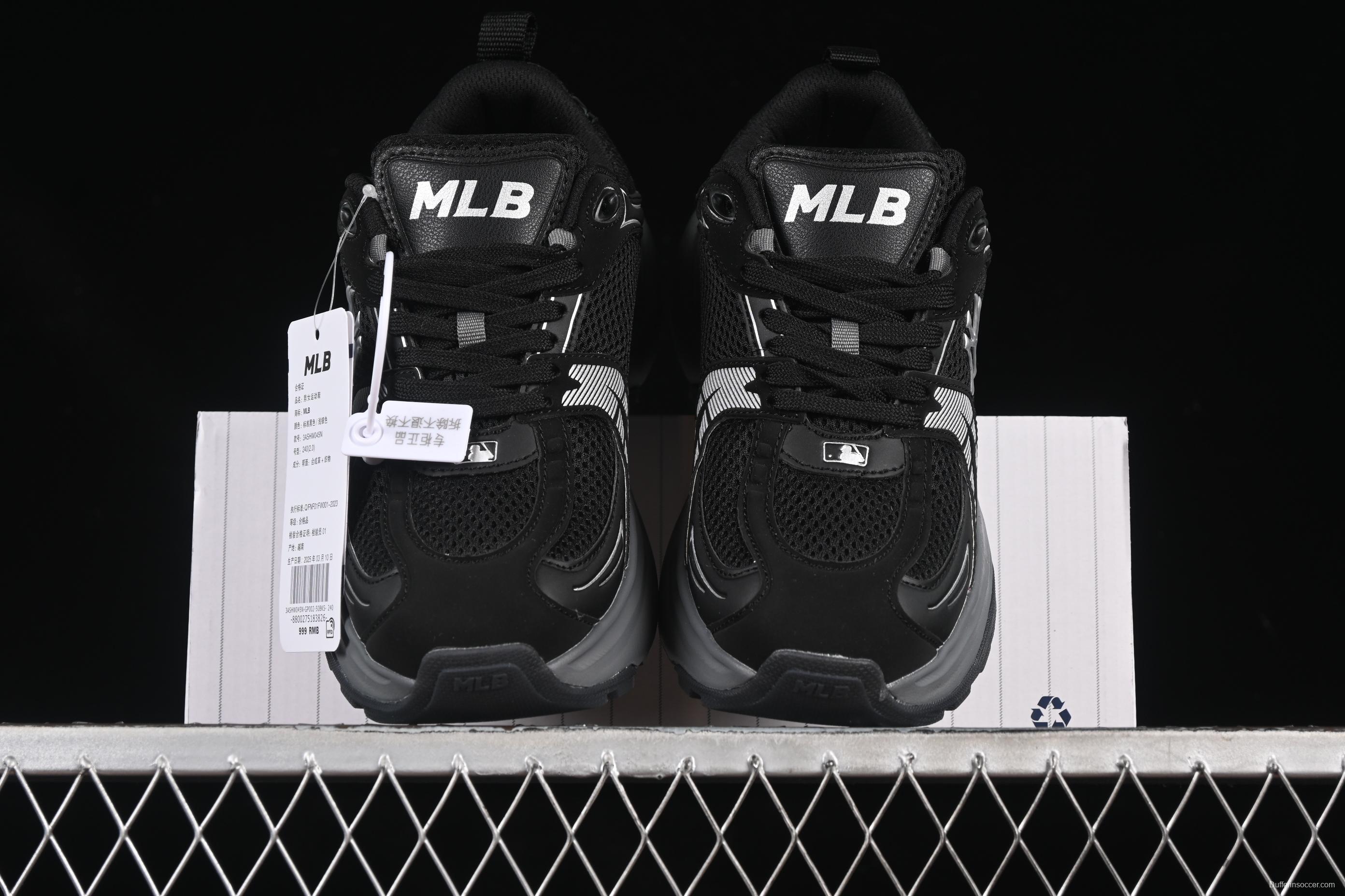 New York Yankees MLB XLG Chunky Breathable Casual Sneakers - 3ASHW045N50BKS