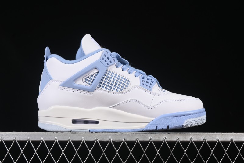 Nike Air Jordan 4 Retro "Forget Me Not" Mothers Day Sneakers with Floral Accents - HV0823-100