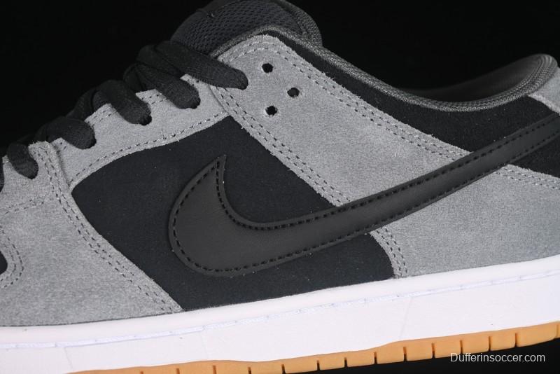 Nike SB Dunk Low Black Grey Low-Top Casual Skate Shoes - HF3063-001