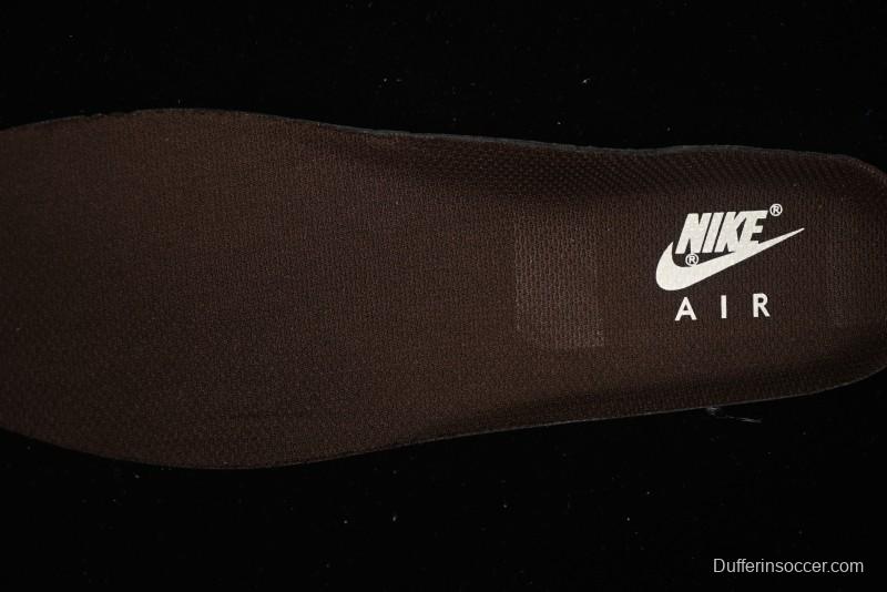 Nike Air Force 1 '07 Low BAPE Collaboration Beige Brown Graffiti Swoosh Casual Sneakers - DF0188-061