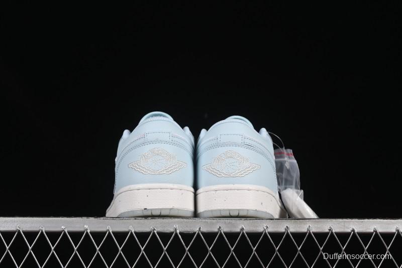 Nike Air Jordan 1 Low AJ1 Mint Blue Casual Lifestyle Sneakers - HJ5999-400