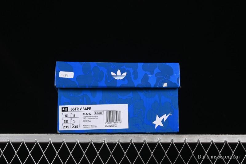 Adidas Bape Superstar JR2702 Shell Toe Casual Sneakers - JR2702