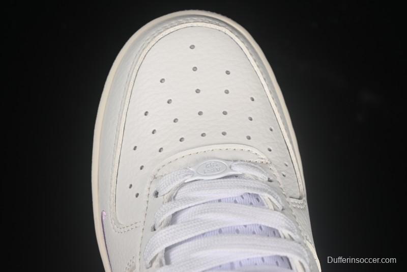 Nike Air Force 1'07 Low Custom Casual Sneakers with Full-Length Air Cushion - DD8959-100