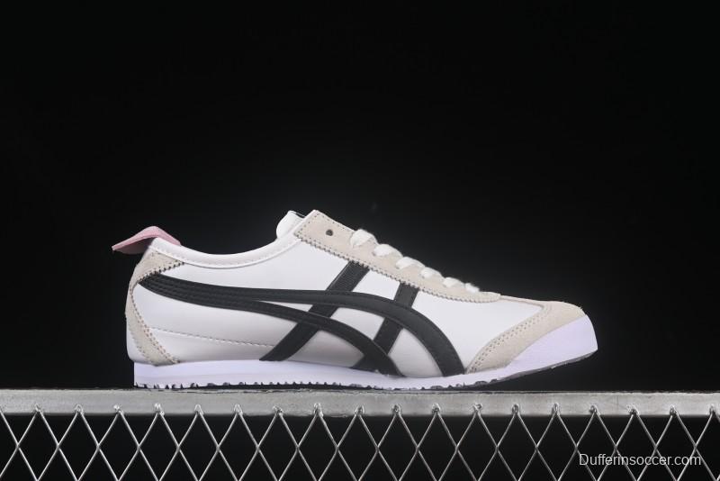 Onitsuka Tiger Mexico 66 Low-Top Leather Sneakers for Casual Running - 1183C380-100