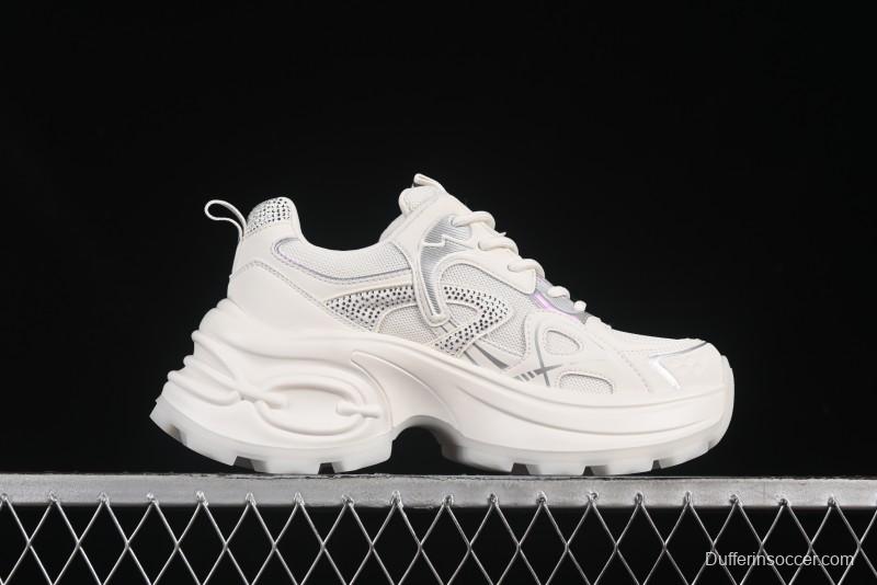 GG-CC 25ss New Platform Chunky Sneakers with 7CM Height Increase - 668-2