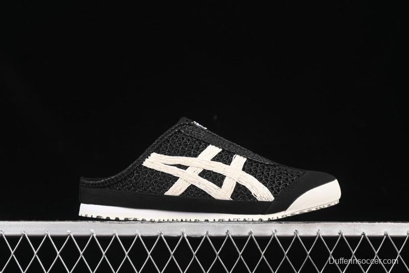 Onitsuka Tiger Mexico 66 Sabot Slip-On Shoes with Breathable Mesh Upper - 1183C123-001