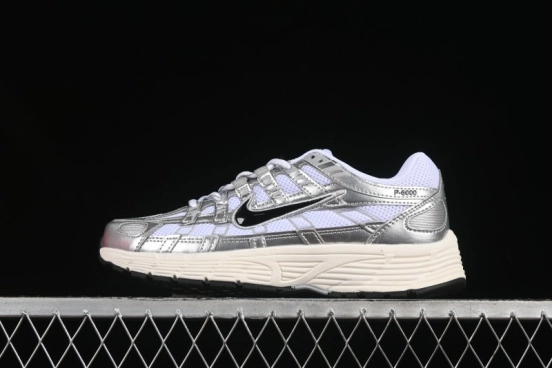 Nike P-6000 Prm Retro Casual Sneakers with Lightweight Design - CD6404-105
