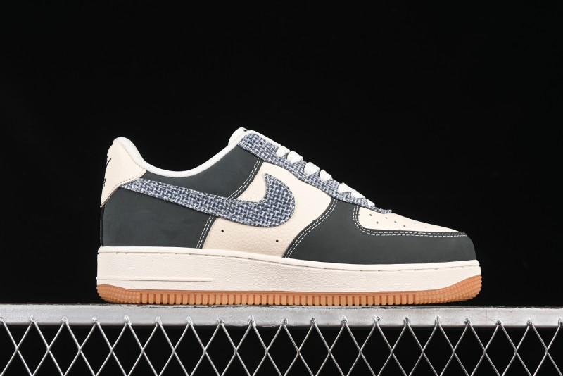 Nike Air Force 1'07 Low Gucci Collaboration Floral Pattern Rubber Sole Casual Sneakers - DF0188-058