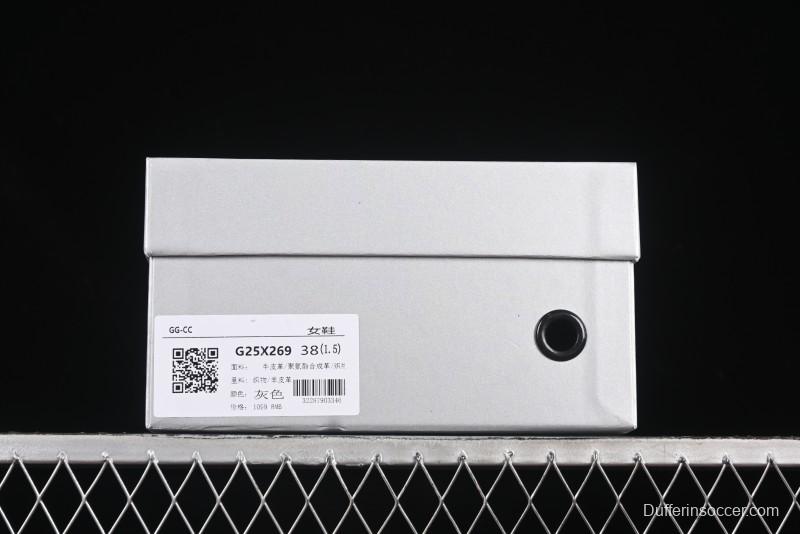 GG-CC Star Same Style Lace-up Hollow Out Dad Shoes with 5cm Height Increase - G25X269