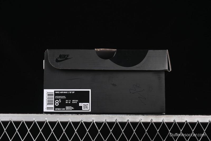 Nike Air Max 1 Retro Running Shoes with Half-Sole Air Cushion - HF8813-100