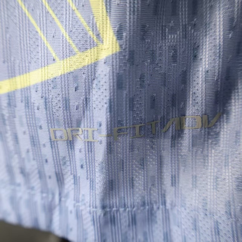 Player Version 25/26 Barcelona Light Blue with Geometric Pattern Jersey
