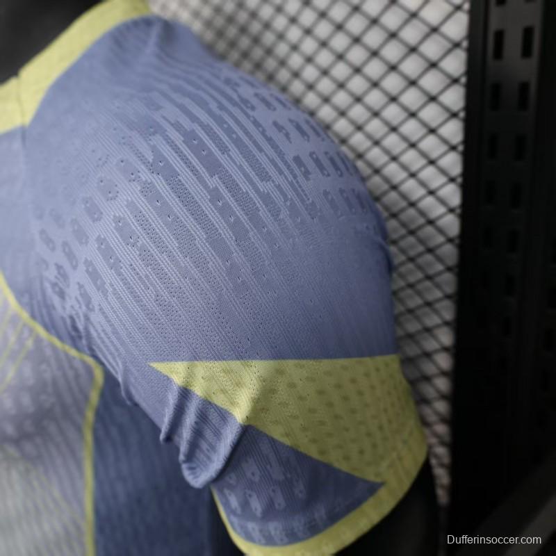 Player Version 25/26 Barcelona Light Blue with Geometric Pattern Jersey