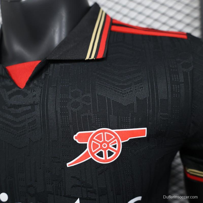 Player Version 25/26 Arsenal Black POLO Jersey