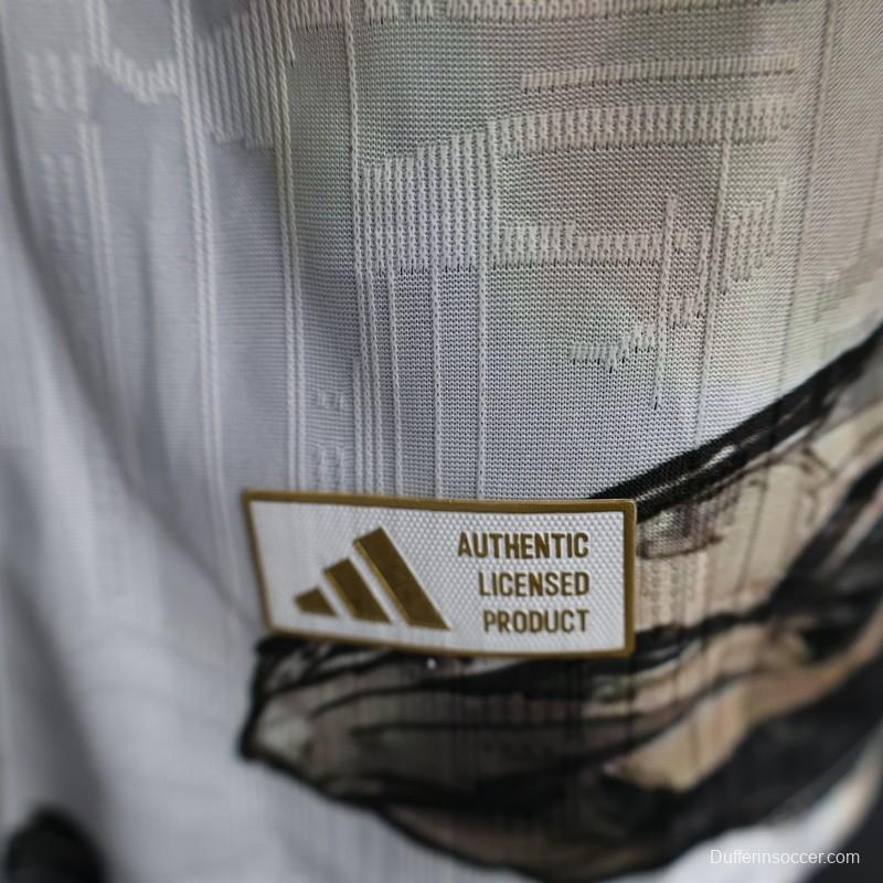 Player Version 2025 Japan White with Dragon Ball Goku Graphic Jersey