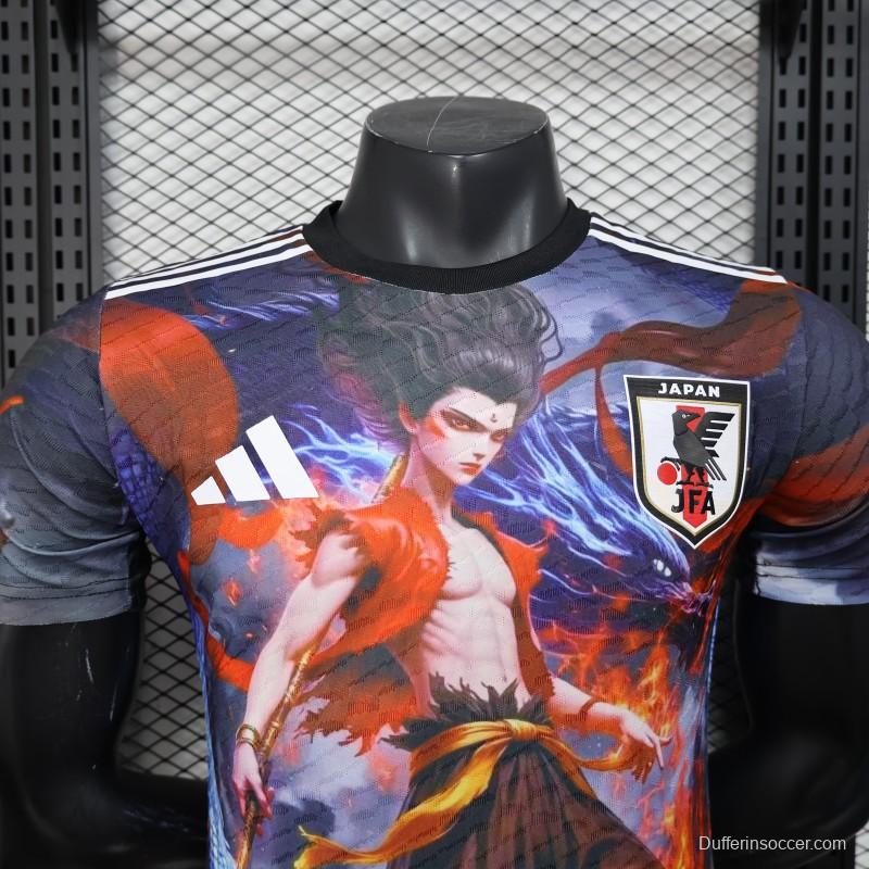 Player Version 2025 Japan Purple with Anime NAZHAI Graphic Jersey