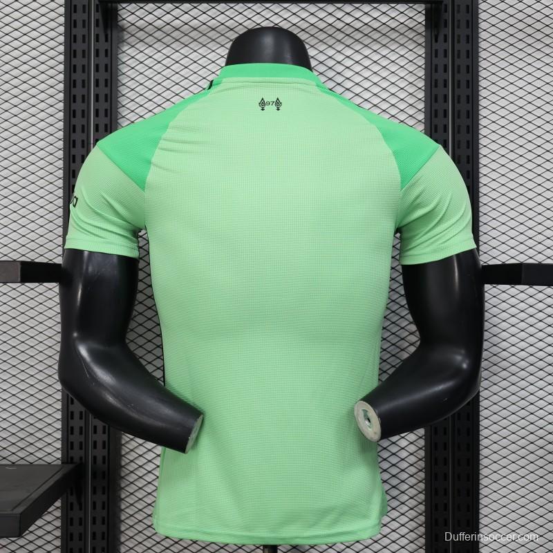 Player Version 25/26 Liverpool Green Goalkeeper Jersey