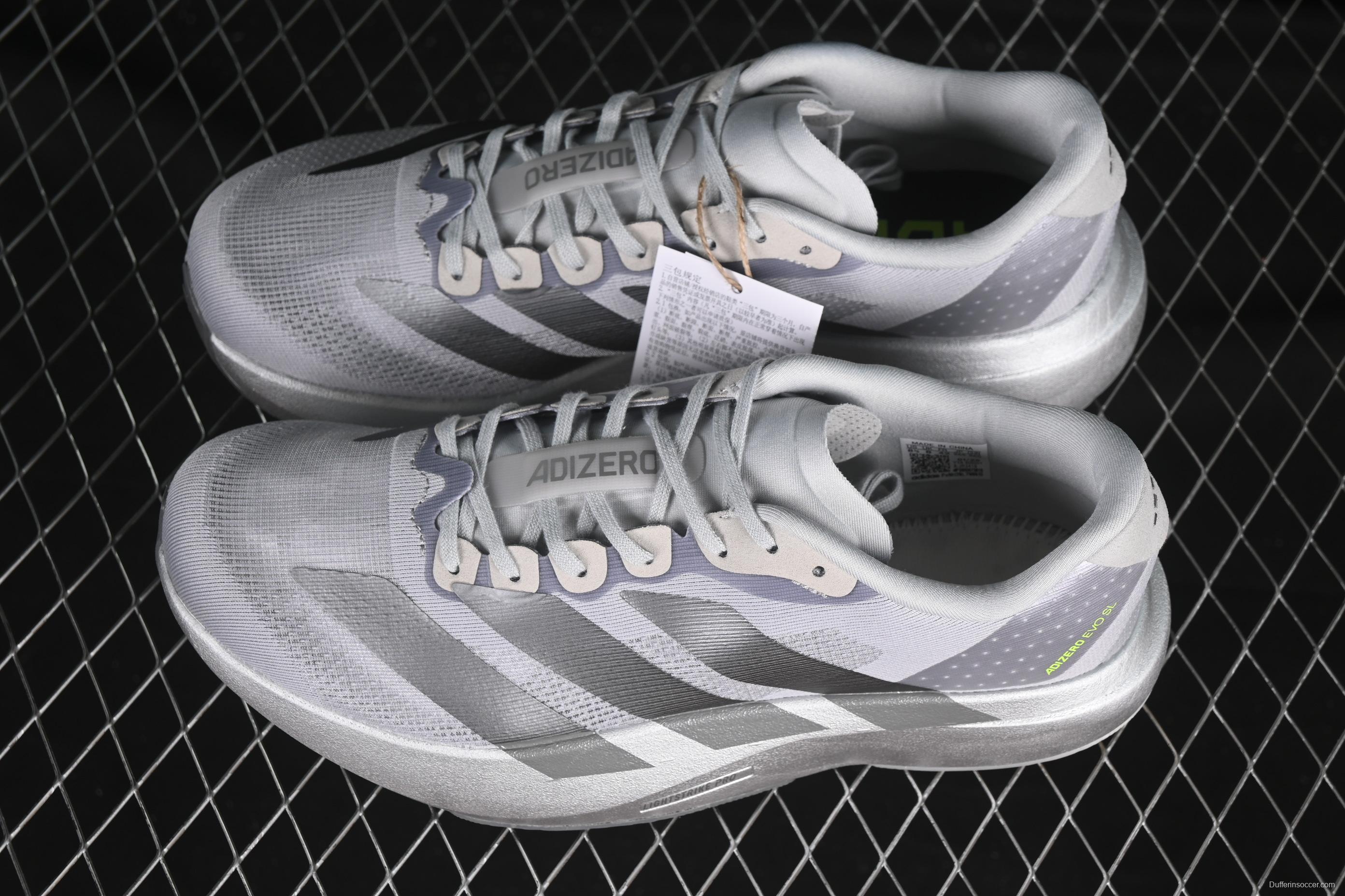 Adidas Adizero Evo SL Lightweight Breathable Cushioned Running Shoes - JR3418