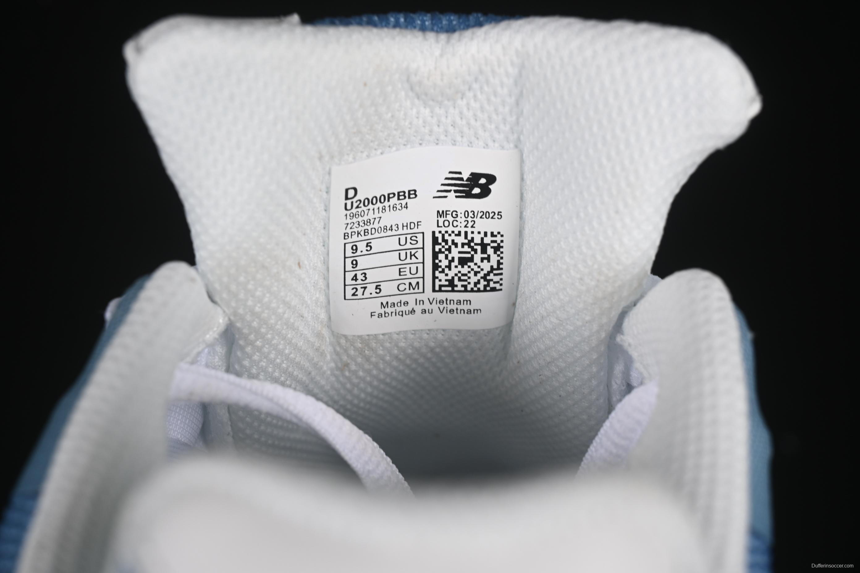 New Balance 2000 Series Retro Dad Style Casual Running Shoes - U2000PBB