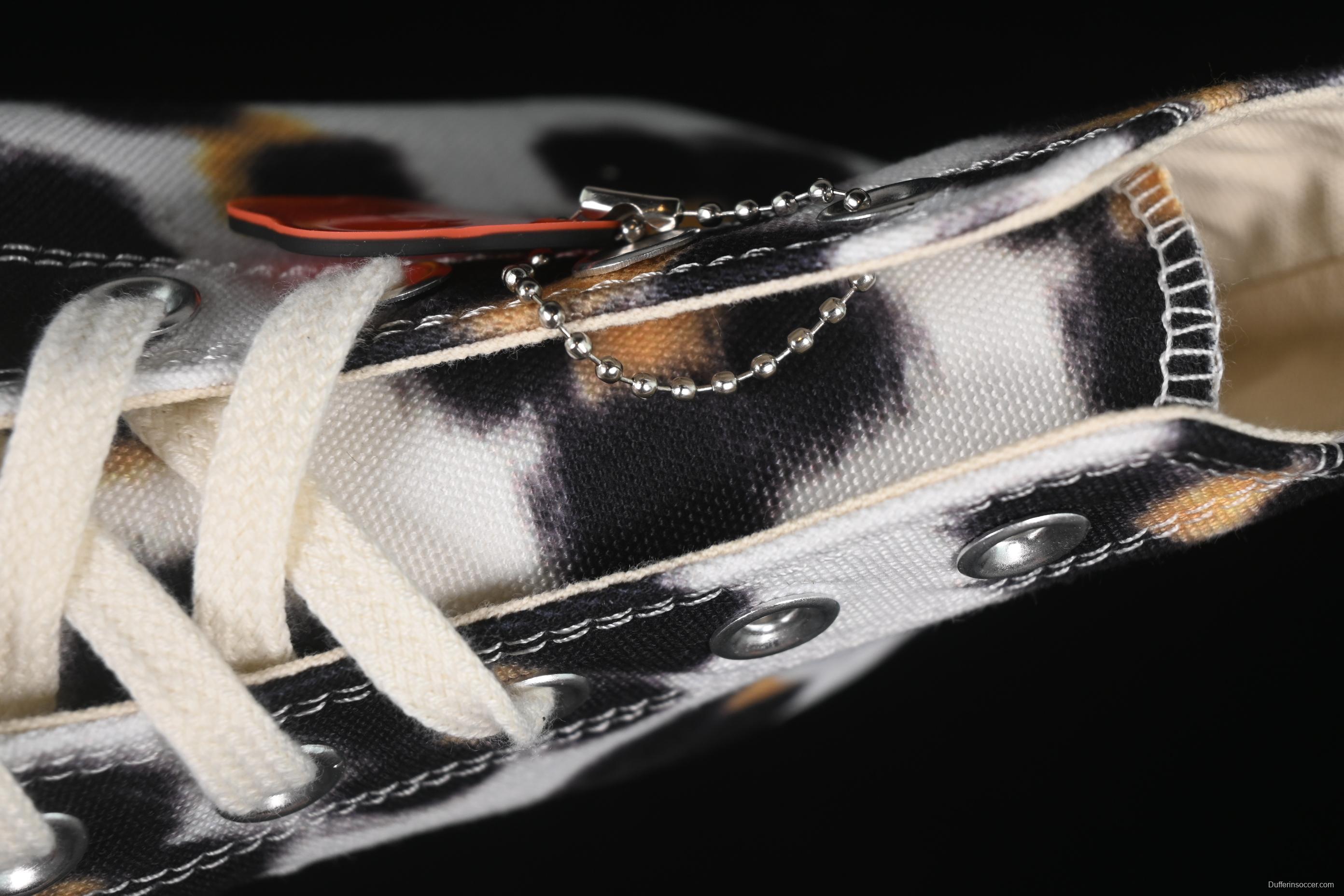 Kenzo Chuck Taylor Ox Hana Leopard Cypress High Top Sneakers - A14788C