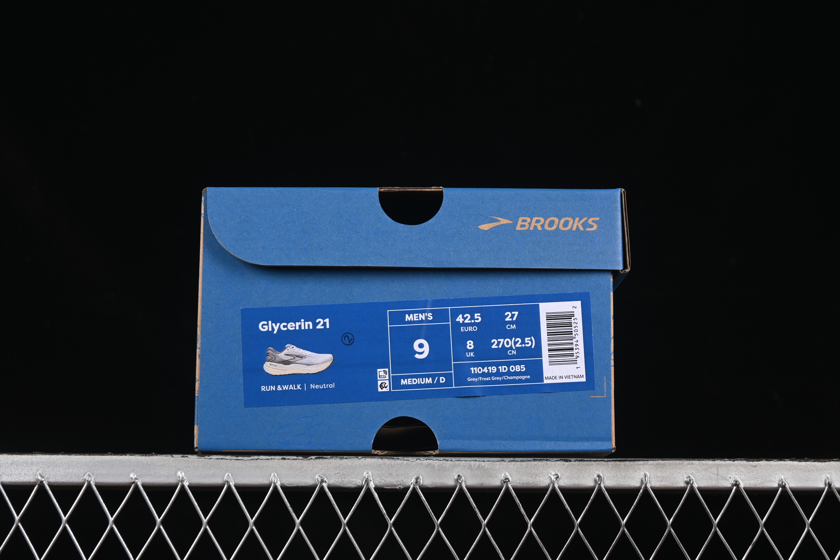 Brooks Glycerin 21 Cushioned Marathon Nitrogen Running Shoes - 1104191D085