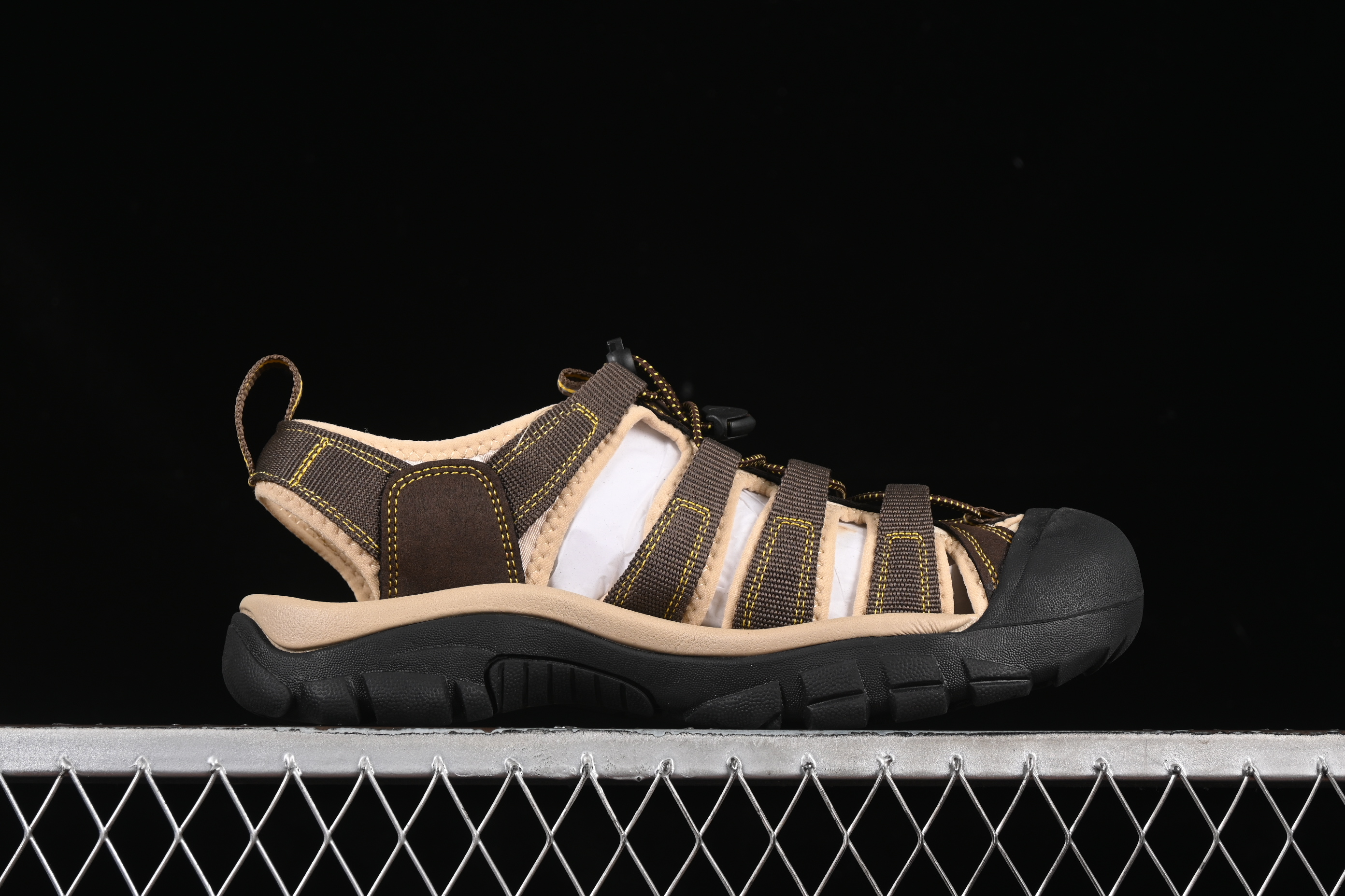 Keen Newport Summer Trendy Woven Elastic Strap Water Hiking Outdoor Sandals - 1022258 Khaki