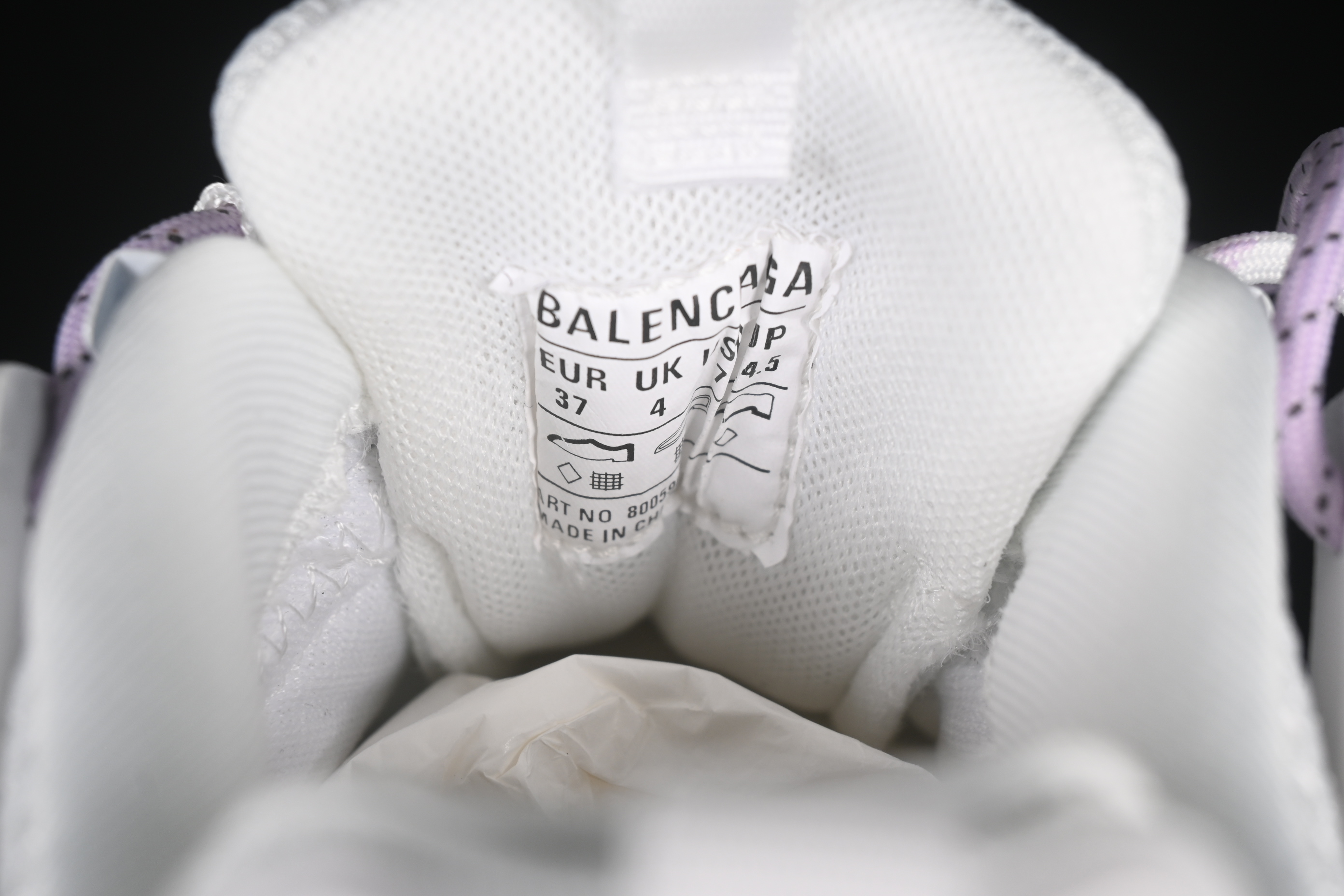 Balenciaga Track Sneaker Tess with Transparent Heel Strap - WTRHK9050