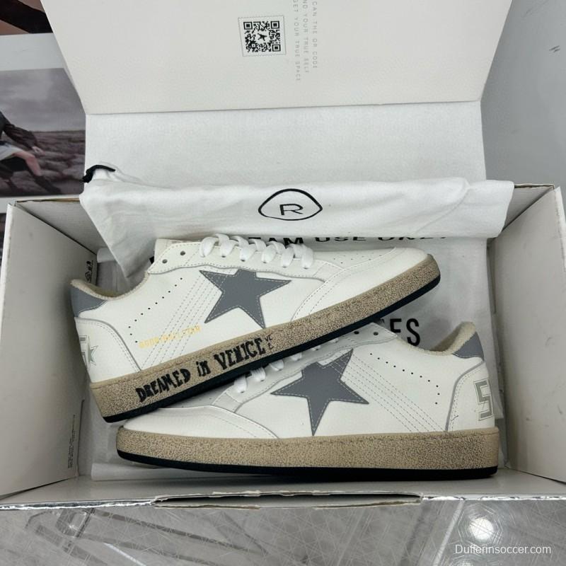 2024 Unisex GGDB White Grey Leather Sneakers MJ00260