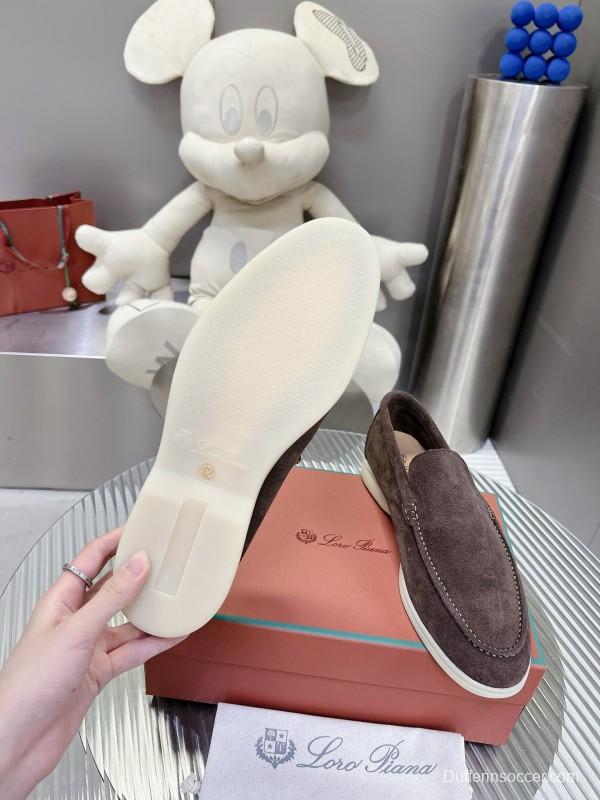 2024 Men Le Parmentier Brown Suede Loafers MJ00270