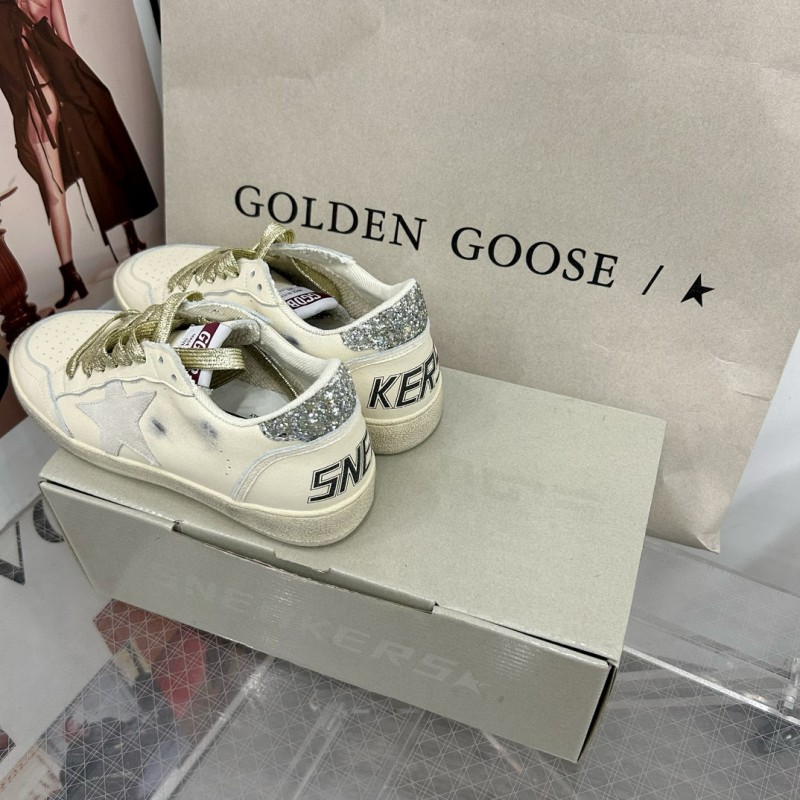 2024 Unisex GGDB White Grey Leather Suede Sneakers MJ00260