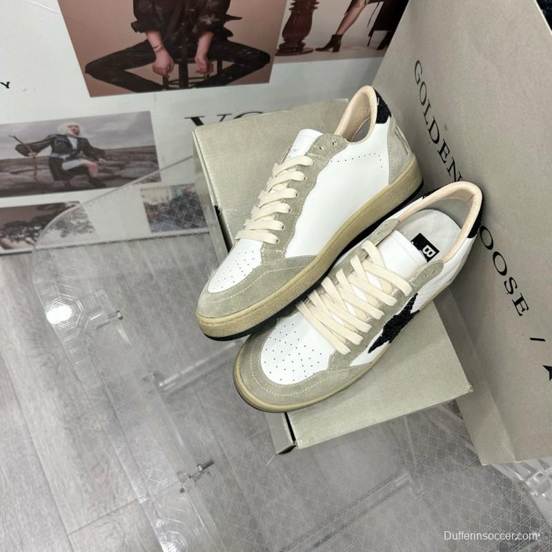 2024 Unisex GGDB White Black Suede Leather Sneakers MJ00260