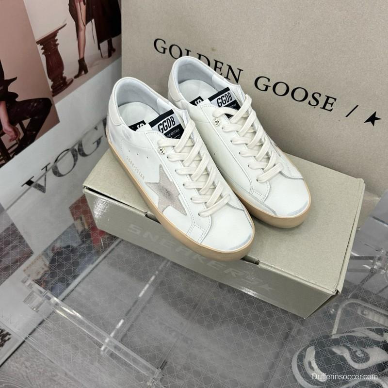 2025 Women GGDB White Grey Leather Sneakers MJ00260
