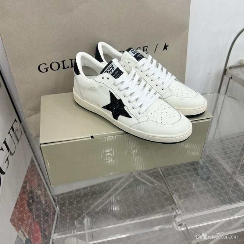 2024 Unisex GGDB White Black Leather Low Top Sneakers MJ00260