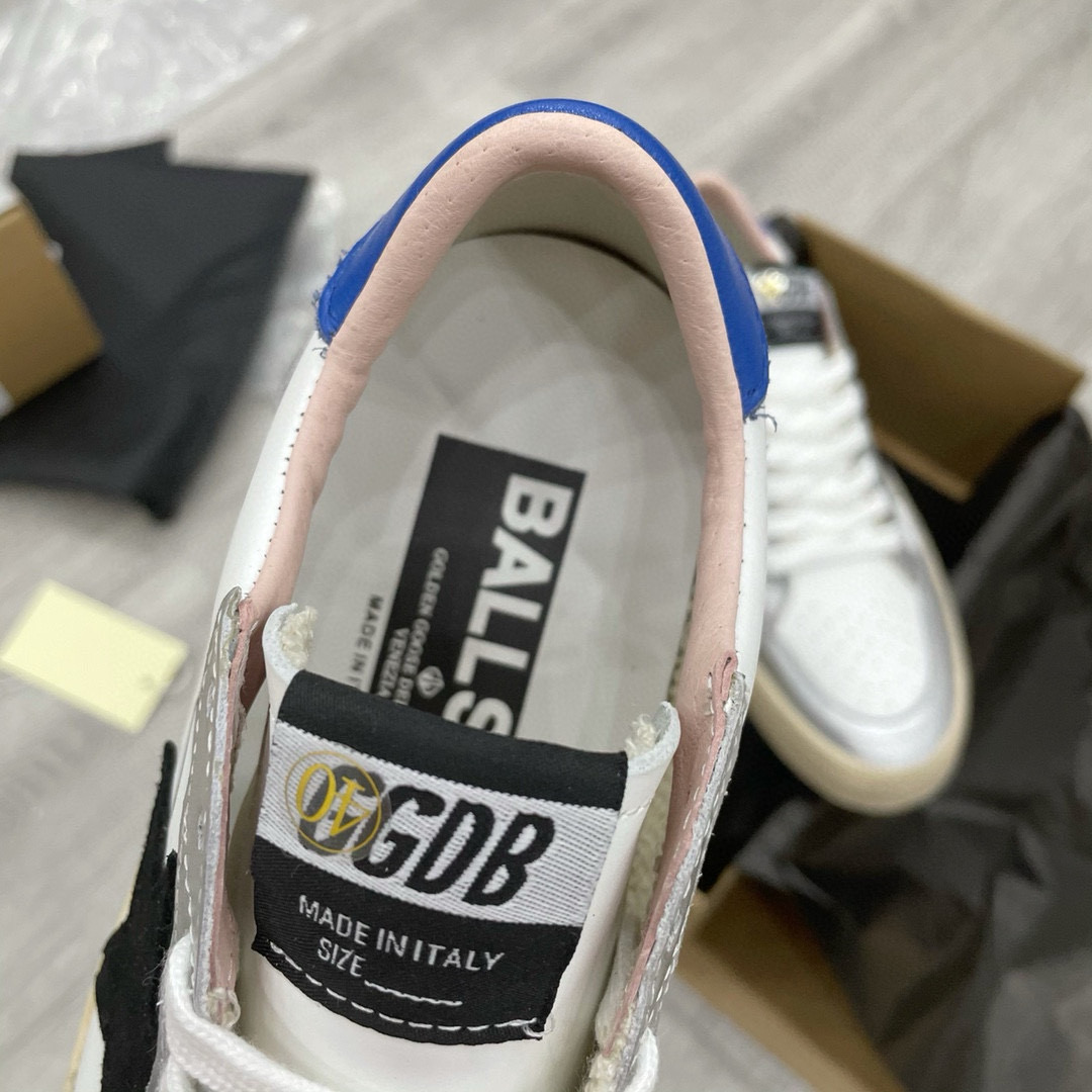 2024 Unisex GGDB White Grey Blue Leather Sneakers MJ00260