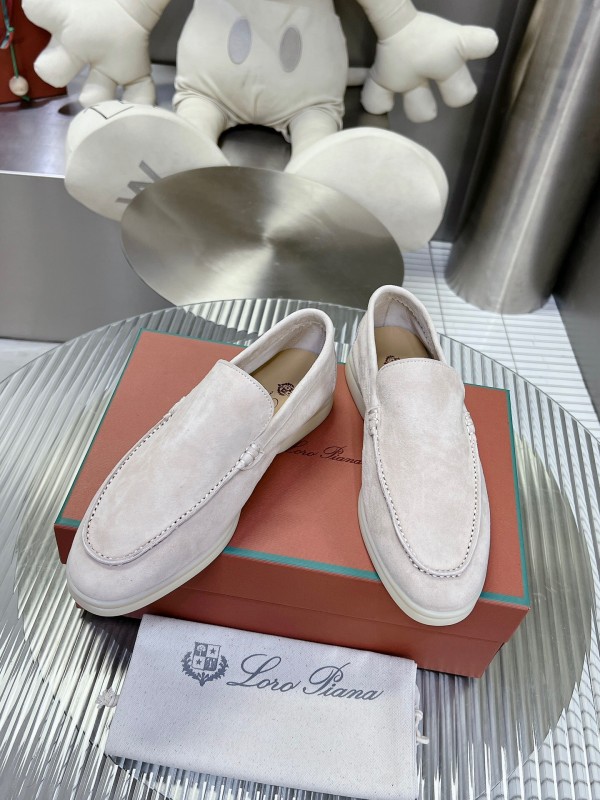 2025 Men LP Beige Suede Loafers