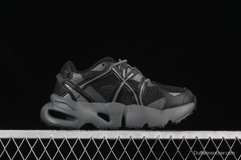 New York Yankees MLB Dome Runner Thick Sole Hollow Out Height Increasing Casual Running Shoes - 3ARND015N50BKS