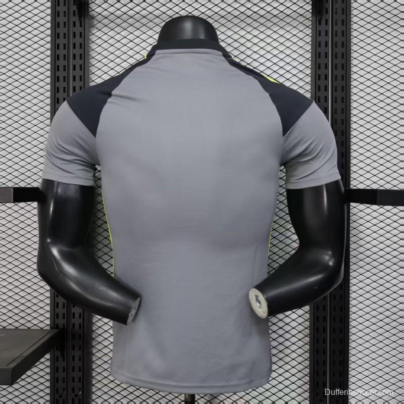 Player Version 25/26 Manchester United Grey with Gradient Wave Pattern Jersey