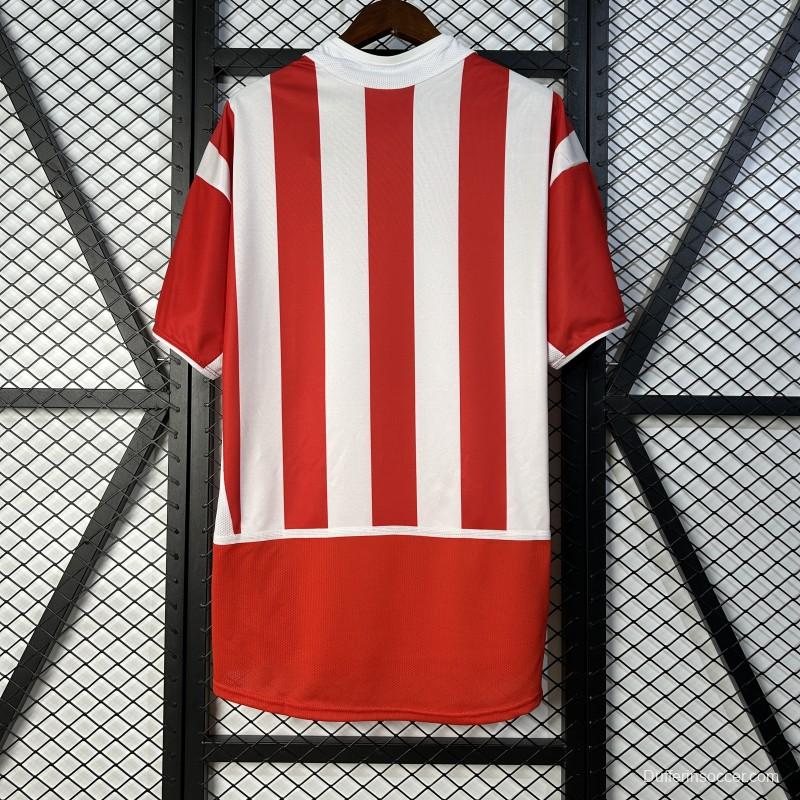 02/03 Retro Atletico Madrid Home Jersey
