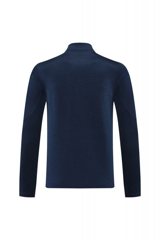 2025 Portugal Navy Full Zipper Jacket +Long Pants