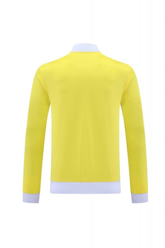 2025 Adidas Original Yellow Full Hoodie Zipper Jacket +Long Pants