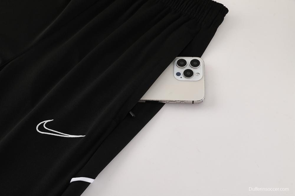 2025 Nike Black Full Hoodie Zipper Jacket +Long Pants