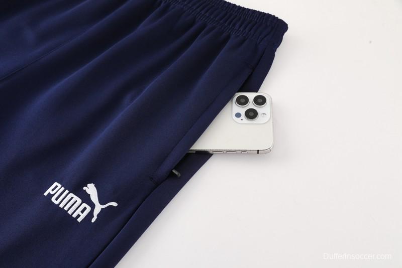 25/26 Manchester City Blue/Navy Full Zipper Jacket +Long Pants