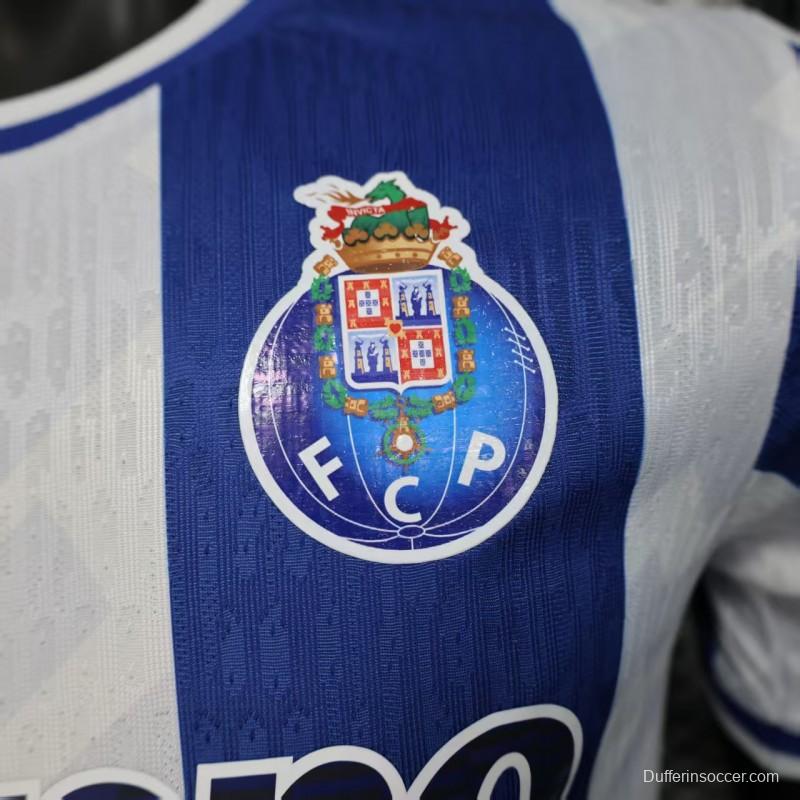 Player Version 25/26 Porto Home Jersey
