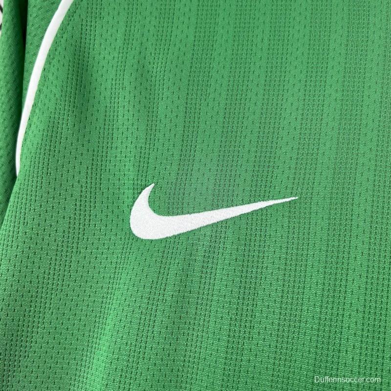 2007/08 Manchester United Green Goalkeeper Retro Jersey