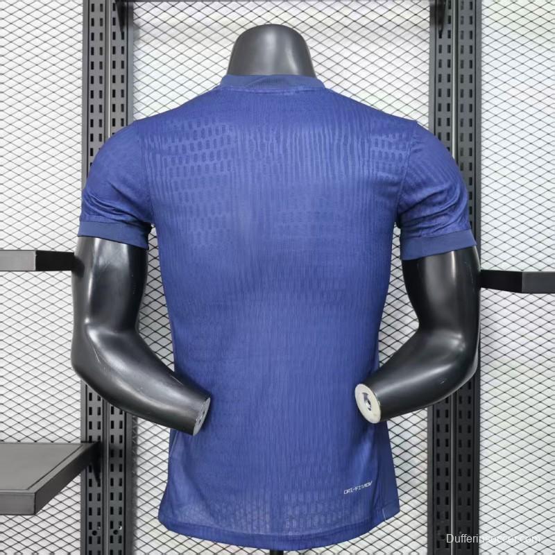 1 Star Player Version 25/26 PSG Home Jersey With Match Date Printing