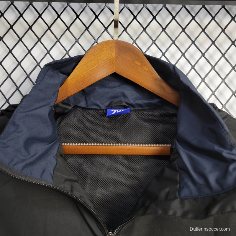 25/26 Newcastle United Jacket Black Windbreaker