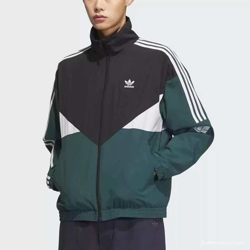 2025 Adidas Black/White Windbreaker