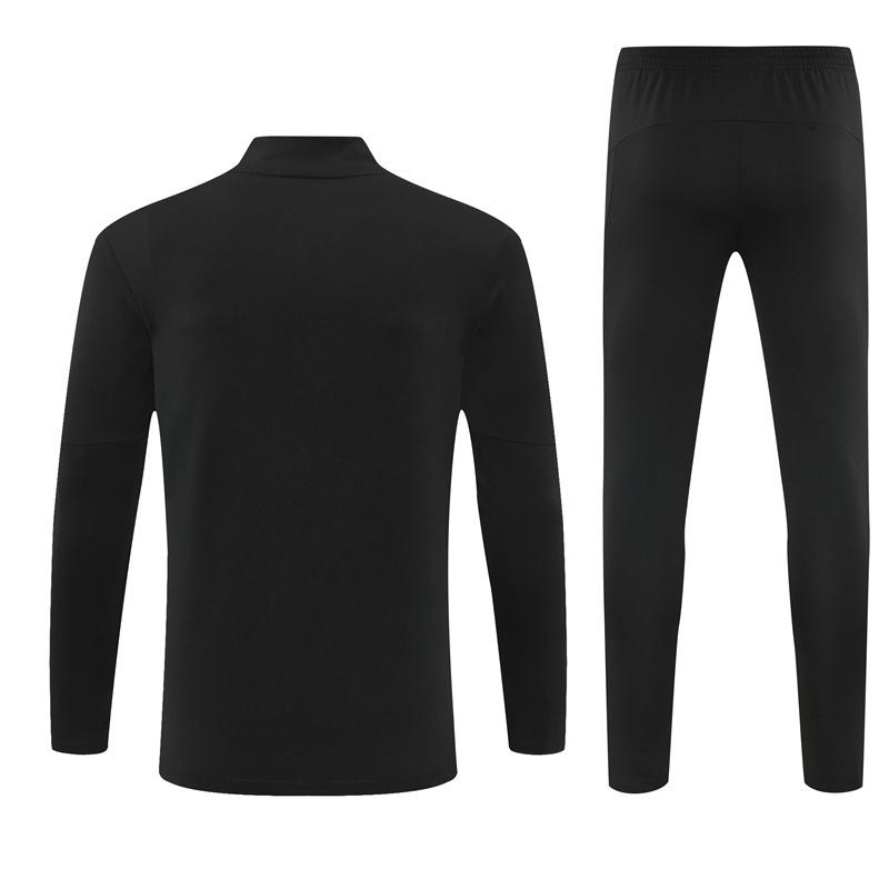 25/26 Manchester City Black Half Zipper Jacket+Long Pants