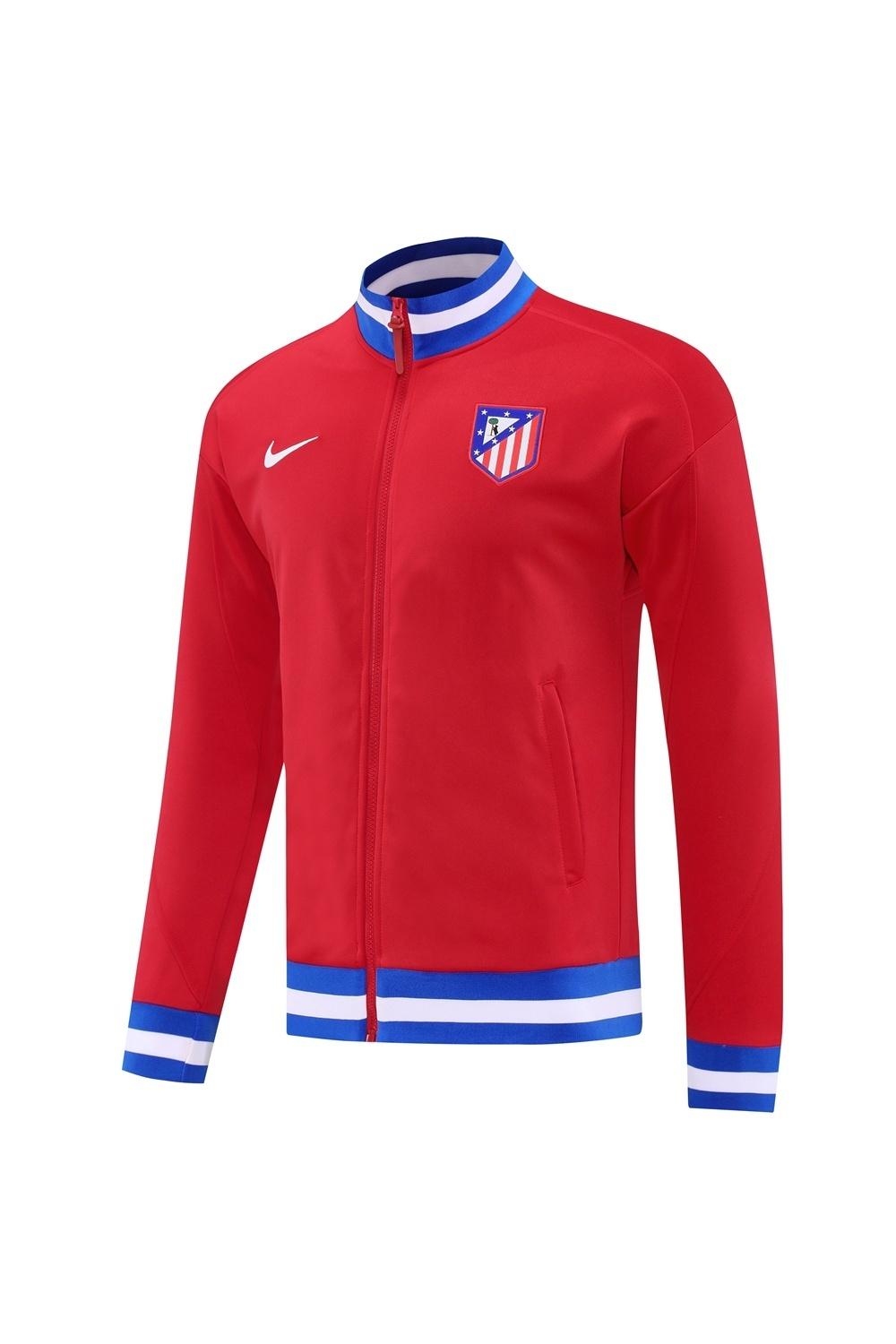 25/26 Atletico Madrid Red Full Zipper Jacket + Long Pants