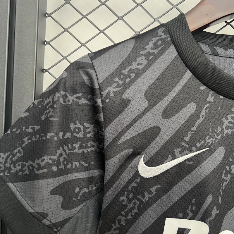 25/26 Kids Sporting Lisbon Goalkeeper Black Jersey
