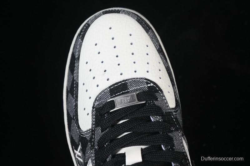 Nike Air Force 1 '07 Low LV Collaboration White Black Casual Sneakers - YF9511-817